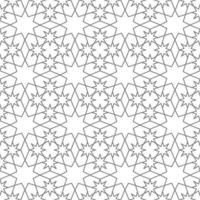 Arabo ornamento formato a partire dal intersecano geometrico Linee. senza soluzione di continuità modello per sfondo o sfondo vettore