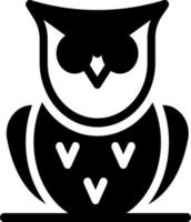illustrazione vettoriale di gufo su uno sfondo simboli di qualità premium. icone vettoriali per il concetto e la progettazione grafica.