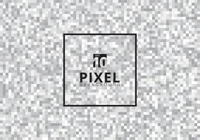 Fondo senza cuciture del modello dei pixel dei quadrati grigi astratti. vettore