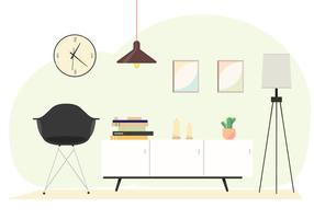 illustrazione vettoriale di interior design