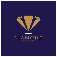 semplice diamante astratto logo, per affari, distintivo, gioielli negozio, oro negozio, applicazione, vettore