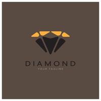 semplice diamante astratto logo, per affari, distintivo, gioielli negozio, oro negozio, applicazione, vettore