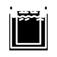 rame catodi produce glifo icona vettore illustrazione