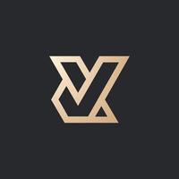 lusso e moderno yj lettera logo design vettore