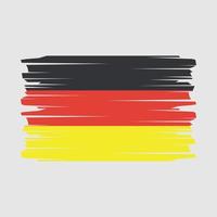 Germania bandiera spazzola vettore