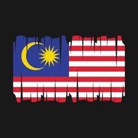 vettore bandiera malesia