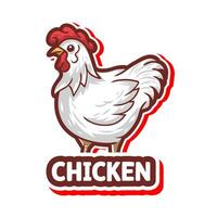 vettore di logo di pollo