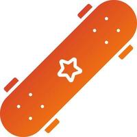 stile icona skateboard vettore