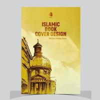 islamico libro copertina vettore moschea design