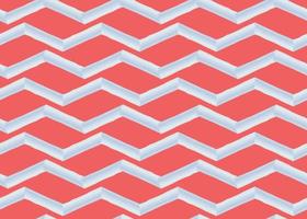 Vector texture di sfondo, seamless pattern, disegnati a mano a zig-zag rosso e grigio.