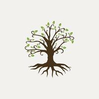 unico albero vettore logo design