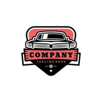 muscolo Vintage ▾ auto logo design. eccezionale un' muscolo auto logo. un' muscolo auto logotipo. vettore