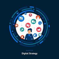 ricercate competenze di digital strategist vettore