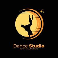 danza balletto logo design ispirazione vettore