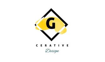 g alfabeto lettera logo acqua colore simbolo creativo di moda logo design vettore