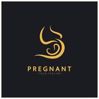 icona di vettore modello incinta
