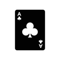 poker carta icona vettore design modello