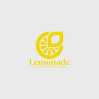 limonata minimalista moderno vettore logo