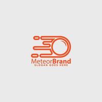 meteora marca azienda logo vettore