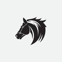 icona di vettore del modello di logo di cavallo