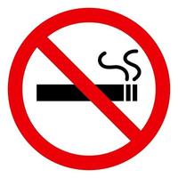 disegno vettoriale non fumatori