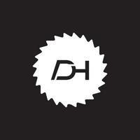 alfabeto lettere icona logo HD o dh vettore