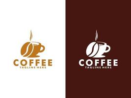 caffè logo design modello, vettore caffè logo per caffè negozio e qualunque attività commerciale relazionato per caffè.