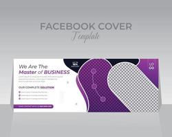 creativo aziendale sociale media design copertina modello vettore