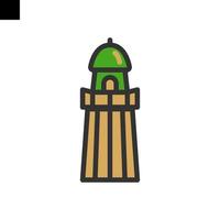 moschea vettore islamico icona per il tuo design