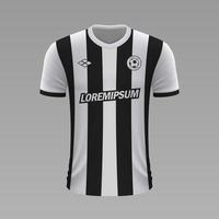 realistico calcio camicia 2020 vettore