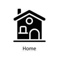casa vettore solido icone. semplice azione illustrazione azione