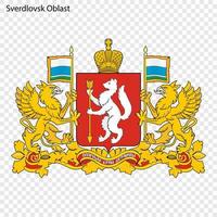 emblema di Provincia di Russia vettore