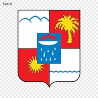 emblema di sochi vettore