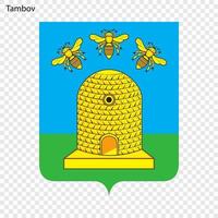 emblema di tambov. vettore