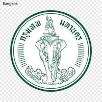 emblema città di Tailandia vettore