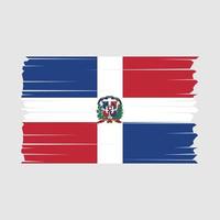 vettore di bandiera della repubblica dominicana