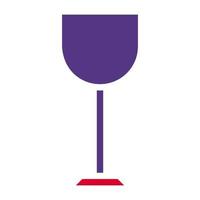 vino icona solido rosso viola stile Pasqua illustrazione vettore elemento e simbolo Perfetto.