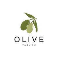 oliva logo, oliva olio pianta vettore, naturale erbaceo Salute medicina disegno, illustrazione modello icona vettore