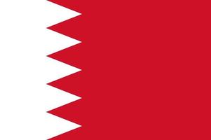 semplice carta geografica bahrain vettore