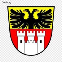 emblema di duisburg vettore