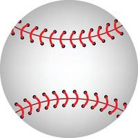 baseball palla vettore illustrazione 3d stile icona clip-art