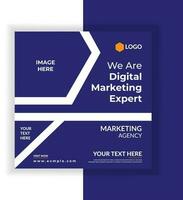 digitale attività commerciale marketing, aziendale piazza agenzia messaggi, sociale media modello vettore