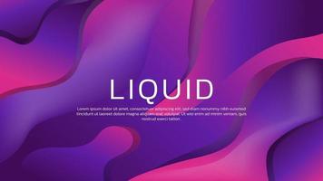 astratto sfondo sfumato liquido 3d con colori tenui per la pagina di destinazione web e lo sfondo vettore