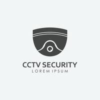 cctv tecnologia e sicurezza logo modello. vettore