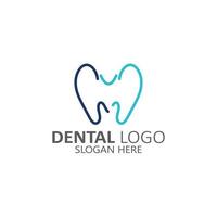 illustrazione vettoriale del modello di logo dentale