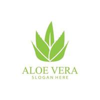 aloe Vera logo design vettore illustrazione modello