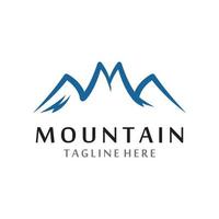 logo icona di montagna vettore