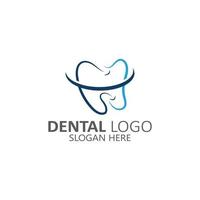 illustrazione vettoriale del modello di logo dentale