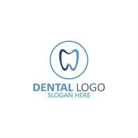 illustrazione vettoriale del modello di logo dentale