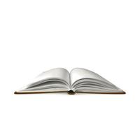 realistico Aperto libro. libro modello con bianca pagine. vettore illustrazione isolato su bianca sfondo